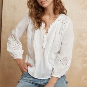 Velvet by Graham & Spencer Hope Blouse - Lace & Embroidered